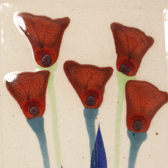 Handcrafted Stoneware Platter, Mission Style Arts & Crafts, Studio Art Pottery - Picture 2 of 5